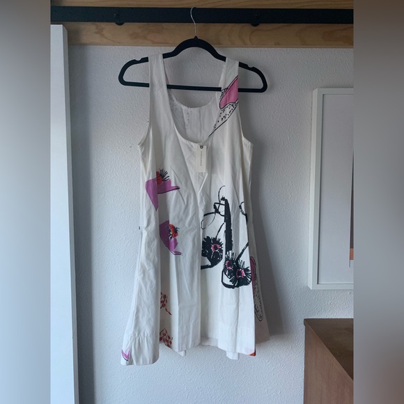 🦄HTF🦄 NWT Anthropologie The Keiko Mini Dress: Danielle Kroll Edition, Size S - Picture 9 of 9